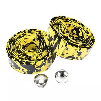 1 пара велосипедной ленты для руля шоссейного велосипеда, нескользящая, впитывающая пот лента