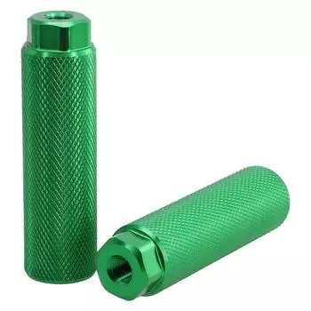 1 пара велосипедных колышков 100x28MM, аксессуары из алюминиевого сплава, противоскользящие зелёный