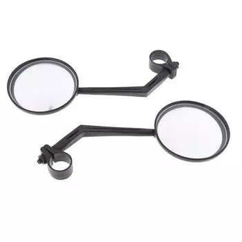 1 пара велосипедных отражателей для езды на велосипеде, зеркало заднего вида с вращением на 360 градусов
