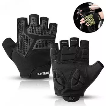 1 пара велосипедных перчаток, перчатки для горного велосипеда, противоскользящие амортизирующие мягкие велосипедные перчатки, подходящие для фитнес-тренировок на велосипеде S жёлтый