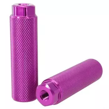 1 пара велосипедных подножек 100x28 мм, противоскользящие из алюминиевого сплава серебряный