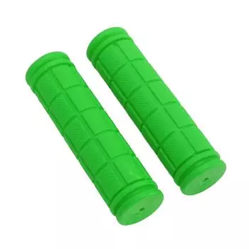 1 пара велосипедных ручек на руль, велосипедные накладки для езды, мягкая резина для горного, шоссейного велосипедаЗеленый