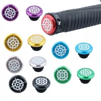 1 пара велосипедных ручек, вилка, устойчивая к коррозии, амортизация, фиксирующая шестерня, ручки для руля велосипеда, торцевые заглушки для гоночного велосипеда чёрный