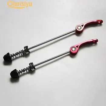 1 пара велосипедных ступиц для велосипедных колес, шампуры, быстроразъемные болты, набор осей рычага, аксессуары для велосипеда чёрный