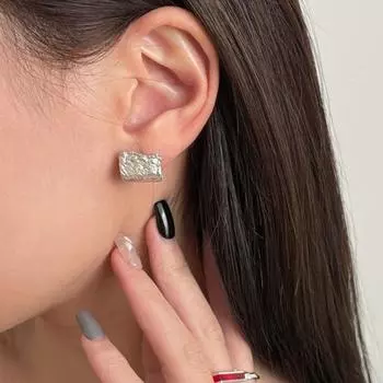 1 пара висячих серег с квадратной кисточкой, ювелирные изделия в корейском стиле, асимметричные для свадебного банкета, вечеринки