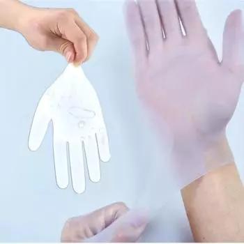 1 пара водонепроницаемых силиконовых перчаток, мягкие силиконовые варежки для изготовления ювелирных изделий, перчатки для чистки и отшелушивания синий