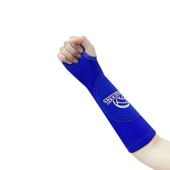 1 пара волейбольных нарукавников для передачи предплечья с защитой для молодежи Protect Sting & Y5J4 Black-Youth Style