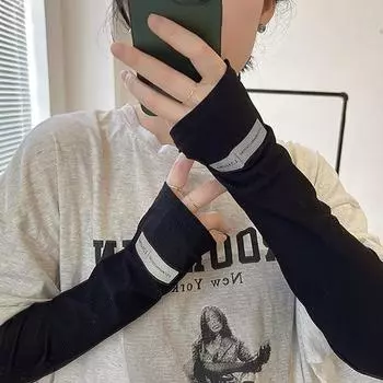 1 пара впитывающих пот защитных рукавов от ультрафиолета для мужчин и женщин, защита от солнца, нарукавники для езды на велосипеде и вождения белый