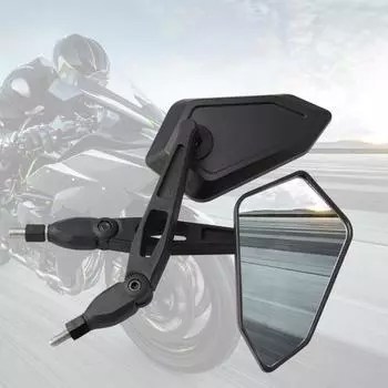 1 пара вспомогательных универсальных зеркал заднего вида с высокой прочностью, пластиковые боковые зеркала для мотоцикла