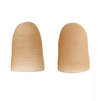 1 пара высокой яркости кончиков пальцев световой трюк реквизит дети светящиеся игрушки на батарейках зелёный