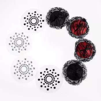 1 пара забавных сексуальных накладок на соски, наклейки на грудь, наклейки на соски