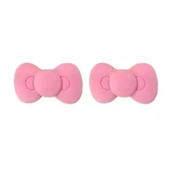 1 пара заколок для волос с бантом, в форме сердца и звезды, шпильки для волос с бархатной отделкой, заколки для боковых прядей, аксессуары для волос A