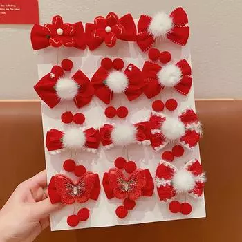 1 пара заколок для волос в старинном стиле, заколка для волос в китайском стиле, милый бант, кисточка, заколка для волос, детские аксессуары для волос, подарки