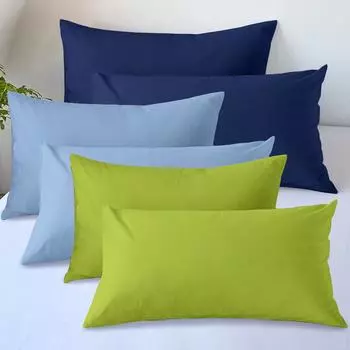 1 пара запечатанных мягких однотонных постельных принадлежностей для спальни из полиэстера, наволочка, карманная подушка кофейный