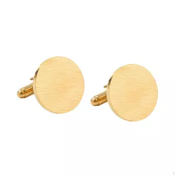 1 пара запонок для мужчин, запонки для свадебных деловых рубашек, нержавеющая сталь золотой