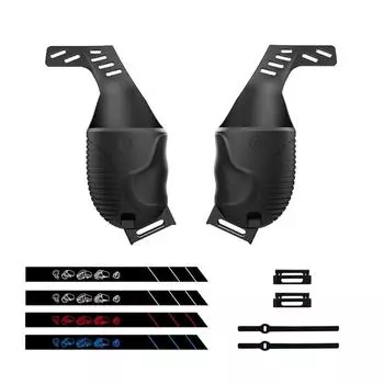 1 пара защитных чехлов для 2 аксессуаров VR, ручка-держатель контроллера с защитой от броска для чехла