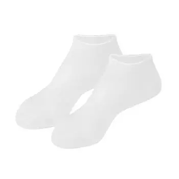 1 пара защитных чехлов для ног, силиконовые, водонепроницаемые, устойчивые к трещинам, смягченные мозоли, кератинизированные накладки для ног, пляжные носки, пленка для ног против сухости и трещин белый