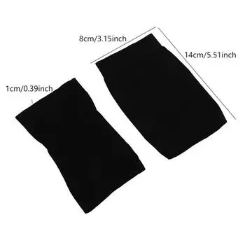 1 пара защитных чехлов для пяток, носки для пяток, силиконовые, против трещин, увлажняющие, унисекс, носки для снятия боли, уход за ногами, черные A чёрный