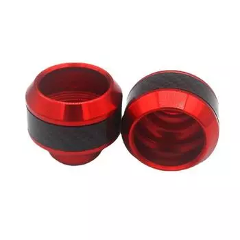 1 пара защитных колец для мотоцикла из алюминиевого сплава, передняя вилка, рама, защита от падений, слайдеры, аксессуары для безопасности мотоцикла