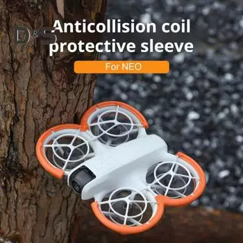 1 пара защитных крыльев, легкая конструкция, простая установка, защитный бампер, противоударный протектор для пропеллера NEO оранжевый