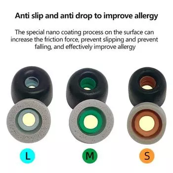 1 пара защитных наушников для Sony Wf-1000Xm4 с хлопковым вкладышем для ушей с эффектом памяти 10mm серый