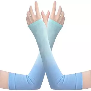 1 пара защитных охлаждающих нарукавников Ice Silk, защита для фитнеса, солнцезащитный крем UPF 50, для велоспорта, рыбалки, гольфа