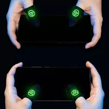 1 пара защитных перчаток для пальцев с защитой от пота для мобильных игр, дышащие перчатки для игрового контроллера, сенсорного экрана