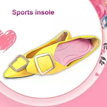 1 пара защитных стелек, удобные и полезные впитывающие пот вкладыши для обуви One Size чёрный