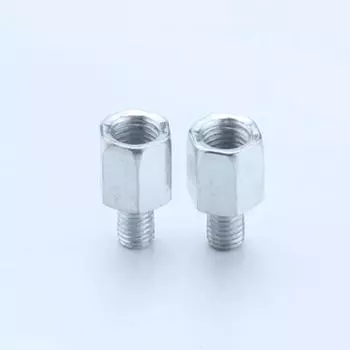 1 пара зеркал заднего вида 8 мм и 10 мм в сборе из алюминиевого сплава фиолетовый