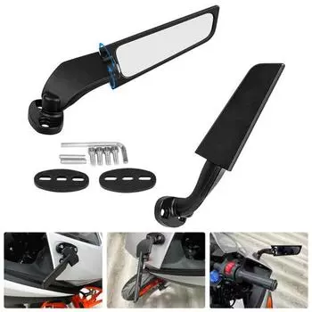 1 пара зеркал заднего вида без бокового зеркала, легко заменяемый регулируемый аксессуар с прямым разрывом