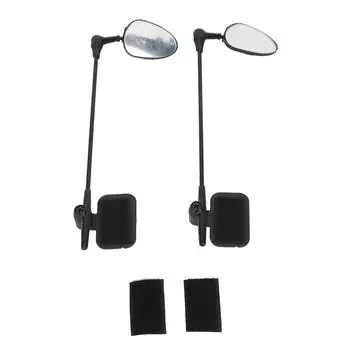 1 пара зеркал заднего вида для шлема, регулируемое на 360° велосипедное зеркало заднего вида, широкоугольное зеркало Ridin