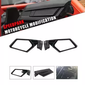 1 пара зеркал заднего вида UTV/ATV 4x4 гоночные боковые зеркала комплект зеркал заднего вида для CAN-AM BRP UTV MAVERICK X3 CHINA