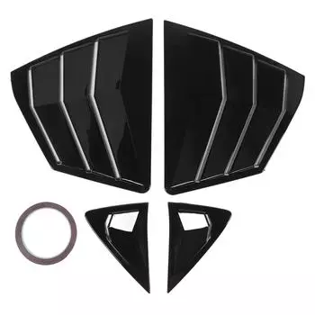 1 пара жалюзи заднего бокового окна прочный ABS левый правый боковой жалюзи крышка отделка для Camry XV80 G