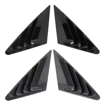1 пара жалюзи заднего окна, левая и правая жалюзи, вентиляционный совок, шторка для седана A3 8Y Carbon Fiber Style