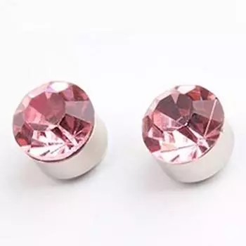 1 пара железных наушников с сильным магнитом для здоровья, круглый магнитный утюг с пирсингом жёлтый