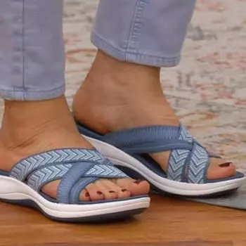 1 пара женских летних сандалий из искусственной кожи с перекрестными ремешками, без шнуровки на плоской подошве, противоскользящие, легкое движение, износостойкие, повседневные, для отдыха, пляжа, для дома, пары 39 бежевый