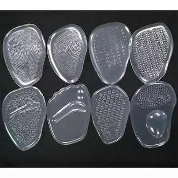 1 пара женских мягких силиконовых гелевых стельок, поддерживающих плюсневые вставки, стельки для обуви 3