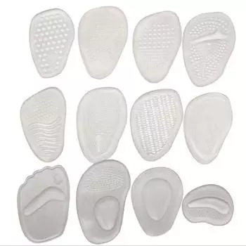 1 пара женских мягких силиконовых гелевых стельок, поддерживающих плюсневые вставки, стельки для обуви 3