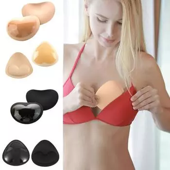 1 пара женских нагрудных подушечек, устойчивых к поту, противоскользящих, невидимых, тонких, дышащих, утолщенных для груди