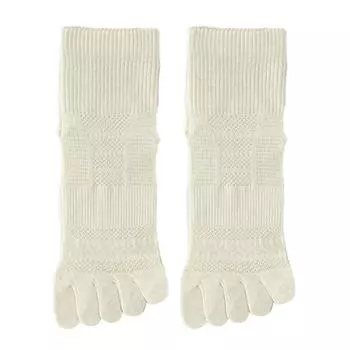 1 пара женских носков с пятью пальцами, ультратонкие, дышащие, влагоотводящие, средней длины, повседневные, однотонные, для спортзала, для фитнеса зелёный