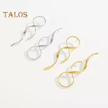 1 пара женских серег, асимметричные геометрические полые ювелирные изделия из полированного сплава, гладкая поверхность, однотонные висячие серьги для клубной вечеринки серебряный