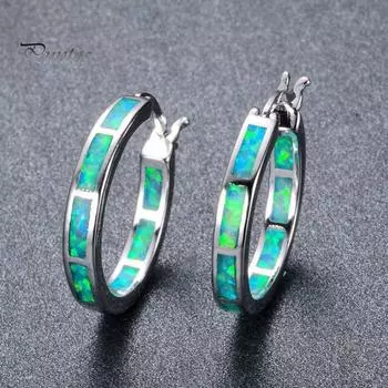 1 пара женских серег-колец с искусственным лунным камнем, геометрической круглой формы, легкий гладкий сплав, подарок на день рождения, годовщину, день святого валентина, украшения для ушей розовый