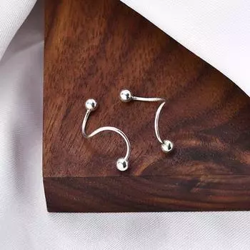 1 пара женских серег с круглыми бусинами, декоративные гипоаллергенные шикарные завинчивающиеся серьги-гвоздики, модные украшения Round