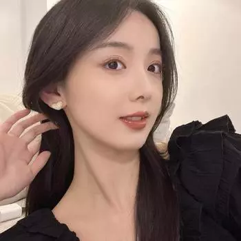 1 пара женских серег в стиле ретро, элегантные блестящие геометрические темпераментные серьги, украшенные без никеля в форме сердца