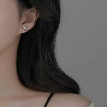 1 пара женских сережек-гвоздиков в стиле минимализма с дизайном Sense, аксессуары для сережек, сверкающие украшения в подарок