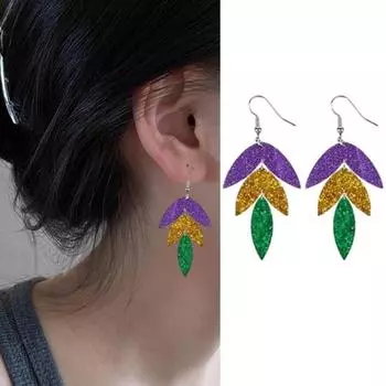 1 пара женских сережек-крючков, карнавальные серьги из альпаки, бутылки шампанского, акриловые серьги, аксессуары для вечеринок C