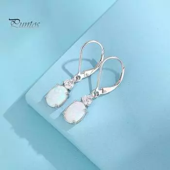 1 пара женских сережек с застежкой-молнией овальной формы со стразами, серьги-подвески из полированного сплава для выпускного вечера, свиданий, коктейльных вечеринок серебряный