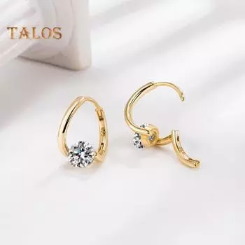 1 пара женских висячих серег со стразами в форме ретро-треугольника, полированные серьги-крючки для выпускного вечера, праздничный подарок на день рождения, висячие серьги, украшения для ушей серебряный