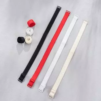 1 пара, женский нескользящий бюстгальтер шириной 1,5 см, эластичный бюстгальтер на двойных плечах с принтом, сменные аксессуары для нижнего белья чёрный