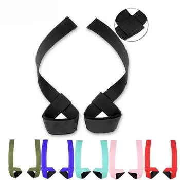 1 пара жестких ремней для подъема запястий, ремни для становой тяги с накладками на запястья и противоскользящим силиконом